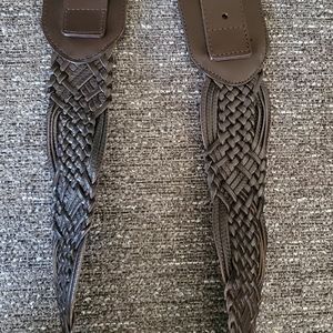 Women's Chocolate Brown Leather Belt